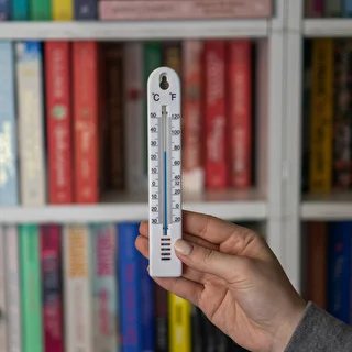 Yleislämpömittari (-30 - +50°C), 17 cm, valkoinen – photo 3