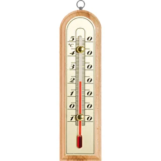 Huonelämpömittari kultaisella asteikolla (-10°C - +50°C) 16cm
