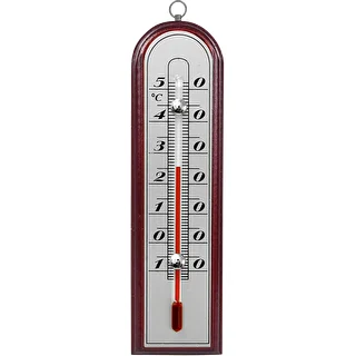 Huonelämpömittari hopeisella asteikolla (-10°C - +50°C) 16cm mix – photo 2