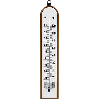 Huonelämpömittari valkoisella asteikolla (-30°C - +50°C) 20cm
