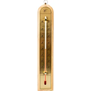 Huonelämpömittari kultaisella asteikolla (-10°C - +60°C) 28cm mix