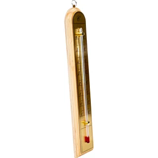 Huonelämpömittari kultaisella asteikolla (-10°C - +60°C) 28cm mix – photo 3
