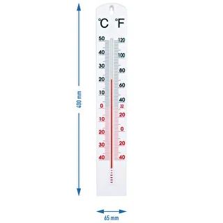 Yleislämpömittari valkoinen (-40°C - +50°C) 40cm – photo 2