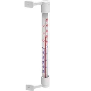 Valkoinen ulkolämpömittari (-50°C - +50°C) 22cm – photo 2