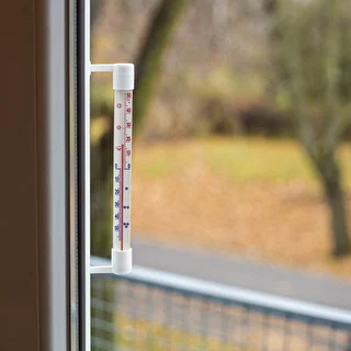 Valkoinen ulkolämpömittari (-50°C - +50°C) 22cm – photo 6