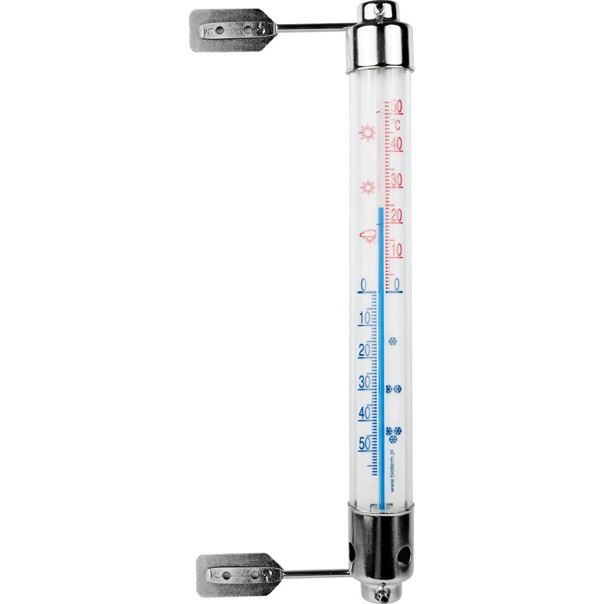Ulkotermometri metallikehyksellä (-50°C - +50°C) 20cm