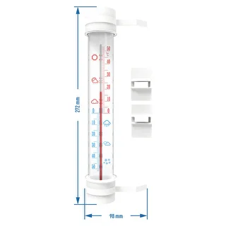 Ulkolämpömittari (-50°C - +50°C) 27cm mix – photo 2
