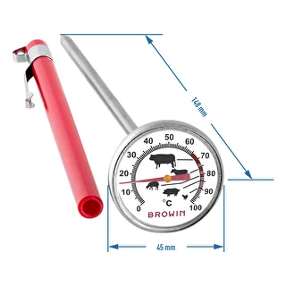 Keittiölämpömittari grafiikalla (0°C - +100°C) 12,5cm – photo 2