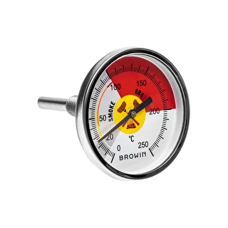 Savustamon ja BBQ:n lämpömittari (0°C - +250°C) 6,0cm