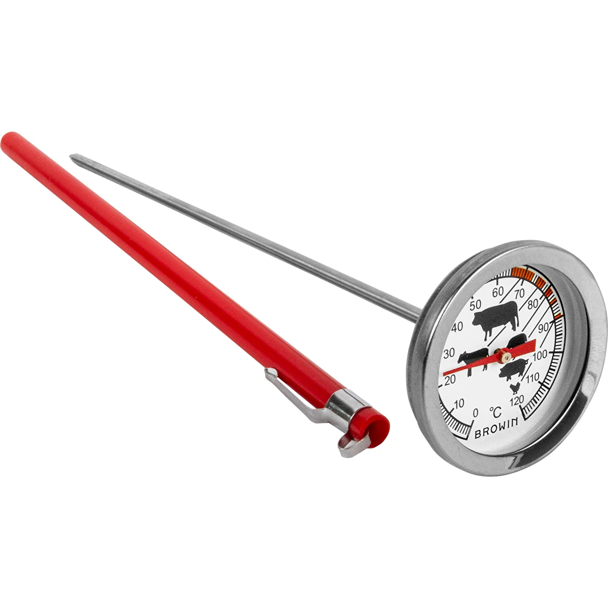 Keittiömittari grafiikalla (0°C - +120°C) 21,0 cm