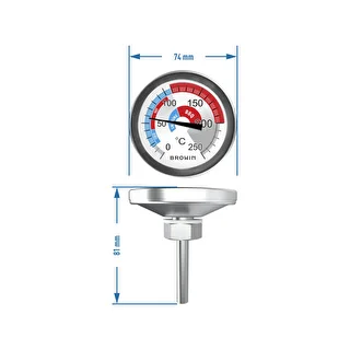Savustamon ja BBQ:n lämpömittari (0°C - +250°C) 5,7cm – photo 6