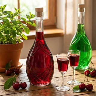 ICONA-koristepullo 500 ml, sienikorkilla, 1 kpl – photo 6