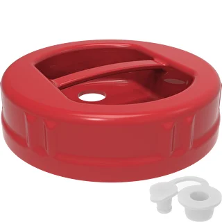 Muovikorkki fi 100 twist-off reiällä ja korkilla