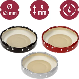Kierrekorkki fi 43 mm pilkut sekoitus - 10 kpl – photo 10