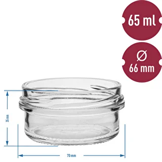 Purkki TO 65 ml värillisellä kannella fi66 - 6 kpl – photo 6