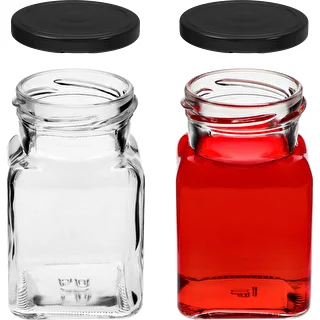 Twist-off purkki 150ml Neljä kulmaa fi 53 mustalla kannella, 6 kpl – photo 5