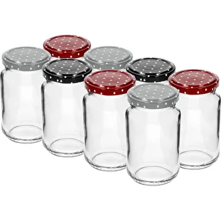 Purkki TO 190ml värillisellä kannella fi 53 - 8 kpl – photo 1