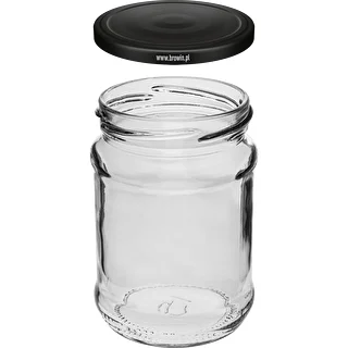 Purkki 250 ml fi 66/4 musta kansi - 6 kpl – photo 3