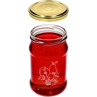 TO-purkki 300ml painatuksella - hedelmäsekoitus ja kansi fi66/4 - 6 kpl – photo 5