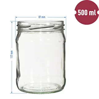 Purkki TO 500 ml fi 82/6 - 8 kpl – photo 6