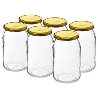 Purkit TO 900 ml kultaisella kannella fi 82/6 - 6 kpl. – photo 2