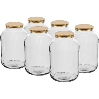 Purkit TO 2L kultaisella kannella fi82/6 - 6 kpl – photo 1