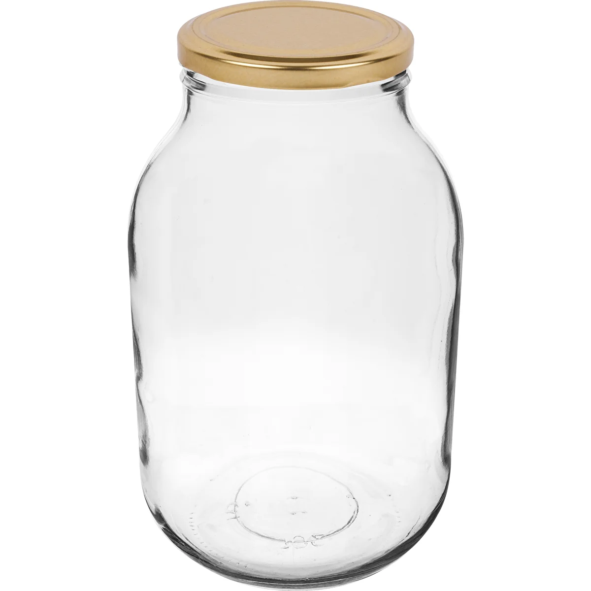 Purkki 3 L - 1 kpl, kultainen kansi (fi 100)
