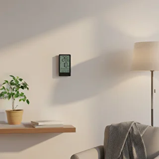 Soensin elektroninen huonelämpömittari, musta – photo 9