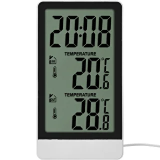 Soens-merkkinen elektroninen lämpömittari – anturilla, valkoinen – photo 2