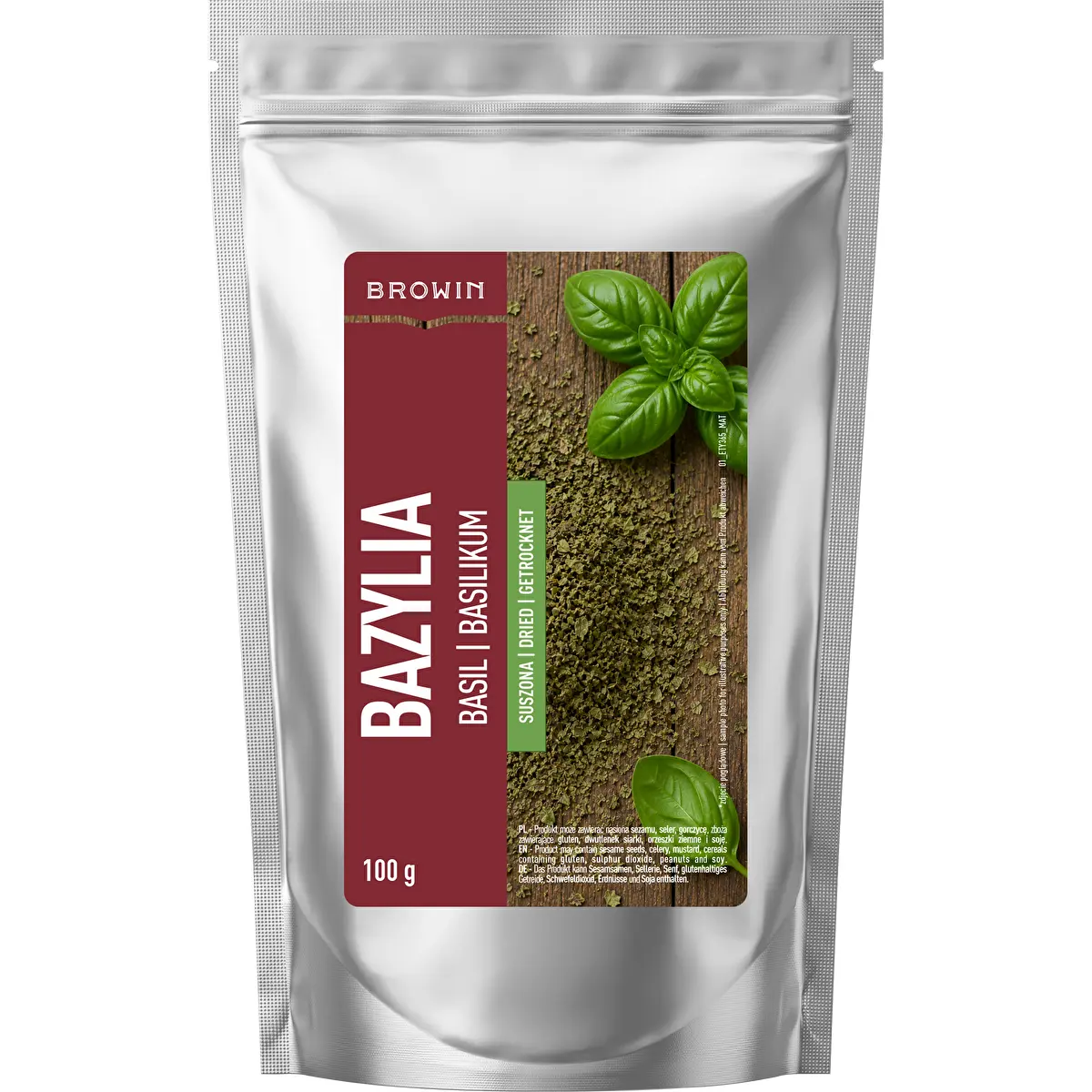 Kuivattu basilika, 100 g