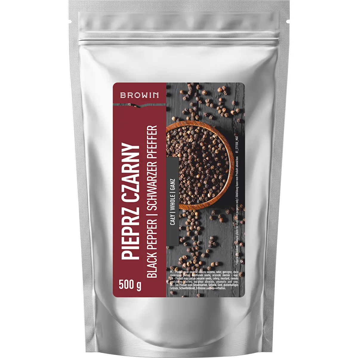 Kokonainen mustapippuri, 500 g