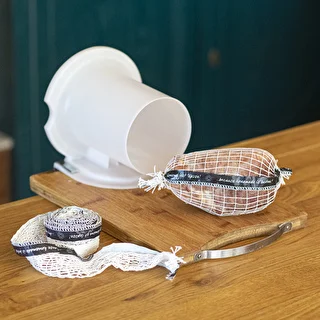 Lihaverkko etiketillä, mitat 15 cm x 4 m, lämmönkestävyys 125°C – photo 3