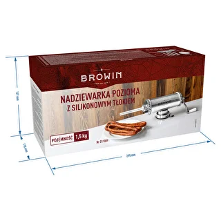 Vaakamallinen makkaratäytin 1,5 kg, silikonimännällä – photo 11
