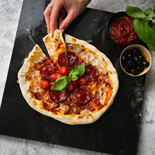 Graniittinen suorakulmainen pizzakivi 37 x 35 cm – photo 10
