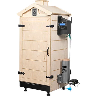 Kehyksetön dragON PLYWOOD NATURE -savustinkaappi Wi‑Fi-ohjauksella, 200 L – photo 2