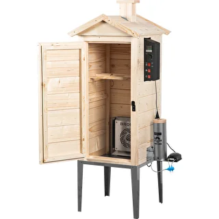 Puinen pihasavustuskaappi 200 L – dragON Wood 100E sähköisellä lämmitysmoduulilla ja ohjaimella – photo 2