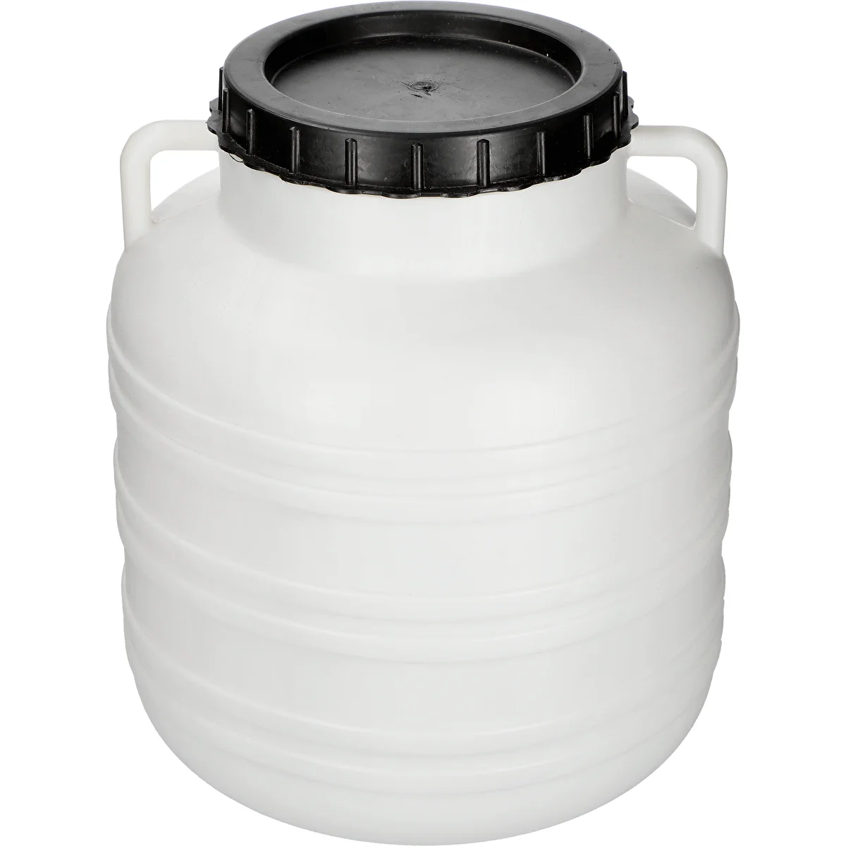 Fermentointitynnyri 30 l – valkoinen, kahvoilla