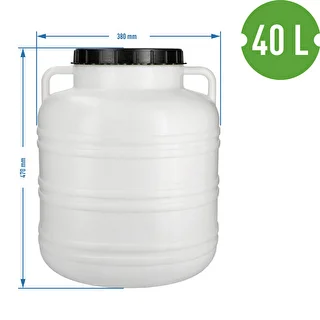 Hapatusastia 40L - valkoinen, kahvat – photo 8