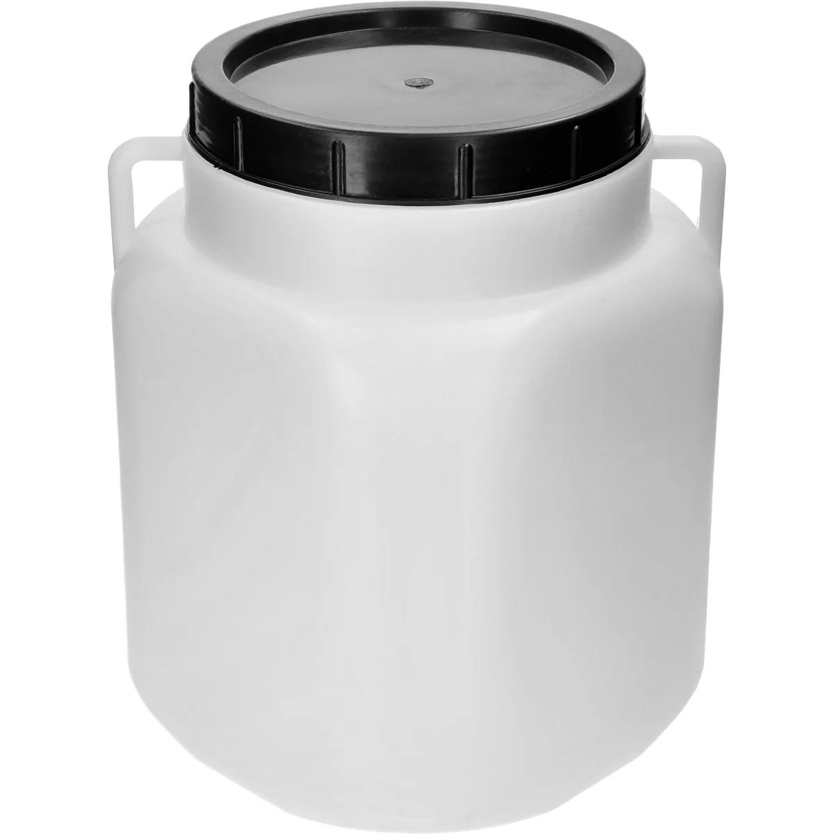 Neliömäinen astia 30 L, valkoinen, kahvoilla, Sterk