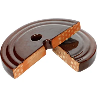 Tynnyrin painokivi, saviastia, ø 22 cm