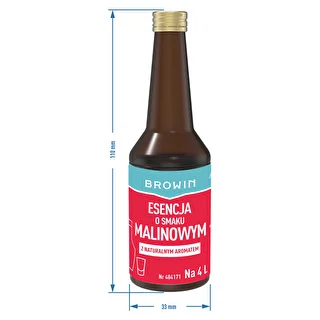 Vadelmanmakuinen esanssi luonnollisella aromilla 4 litrille – 40 ml – photo 7