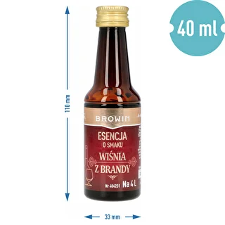 Kirsikka brandyllä -makuesanssi, 40 ml - 4 L:lle – photo 6