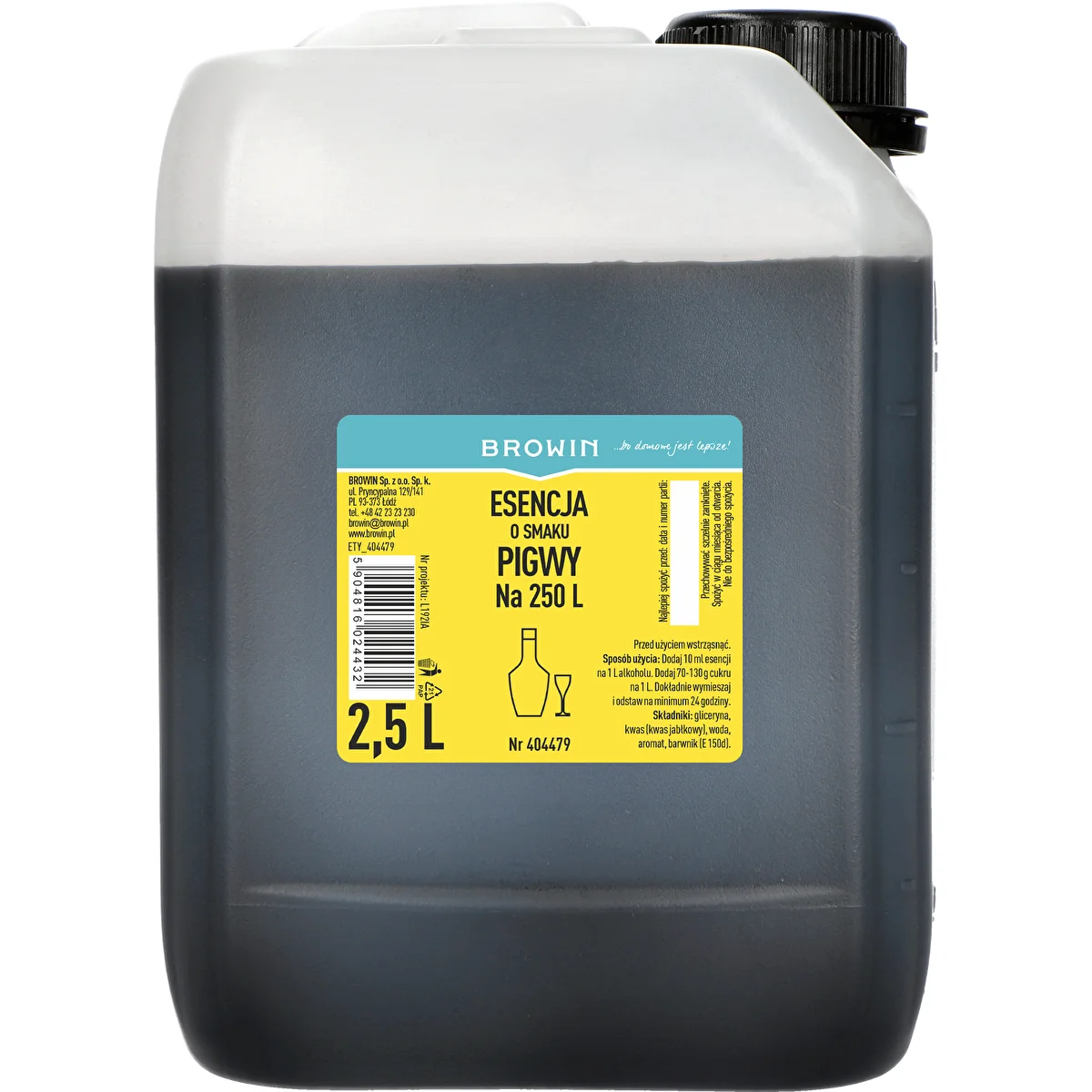 Kvittenin makuinen esanssi, 2,5 L 250 L:lle valmista juomaa