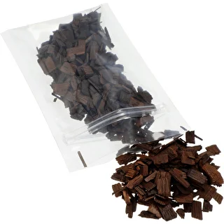 Voimakkaasti paahdetut tammihiutaleet alkoholien aromatisointiin (viski, bourbon, brandy, konjakki, olut), 50 g – photo 3