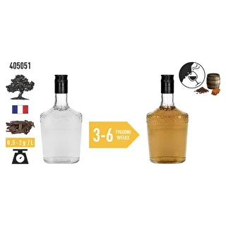 Voimakkaasti paahdetut tammihiutaleet alkoholien aromatisointiin (viski, bourbon, brandy, konjakki, olut), 50 g – photo 6