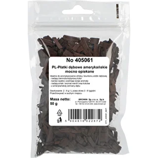 Voimakkaasti paahdetut amerikkalaiset tammilastut, 50 g – photo 2