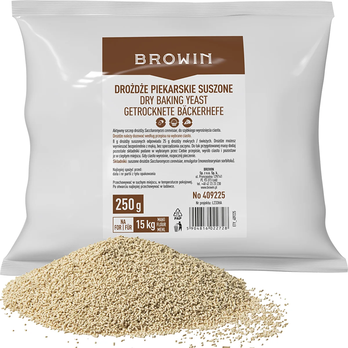 Kuivattu leivinhiiva, 250g