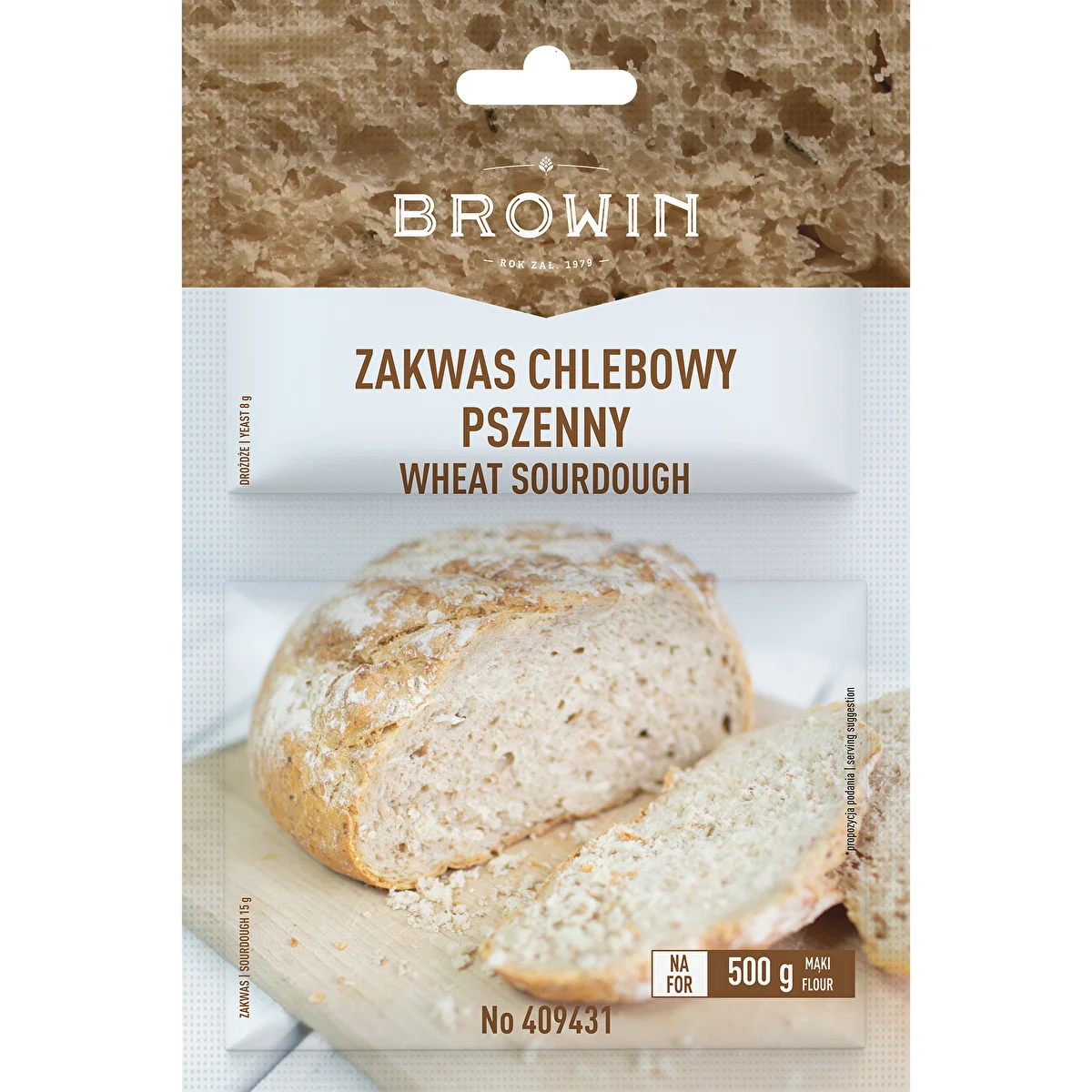 Vehnäinen leipäjuuri hiivalla - 23 g