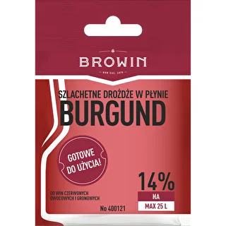 Burgundin viinihiiva ilman lisääntymistä, 20 ml