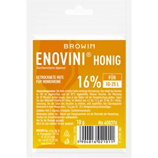 Kuivattu hiiva hunajaviineille Enovini Hunaja 10g